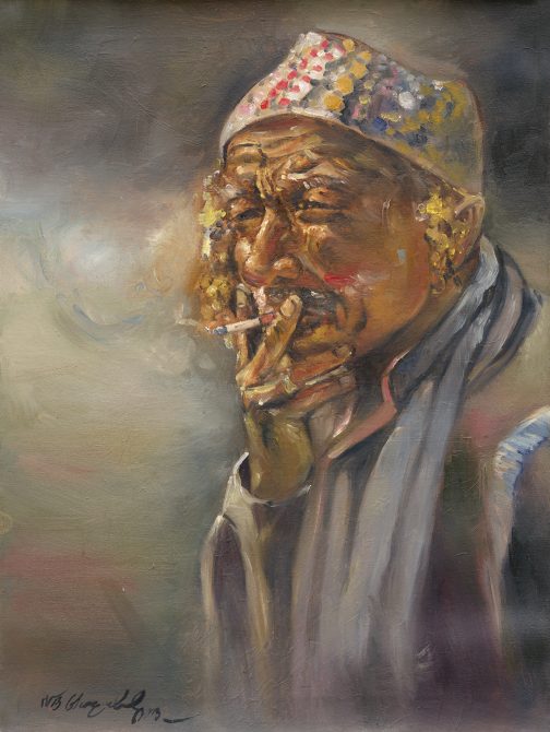 Painting 'Smoking'
